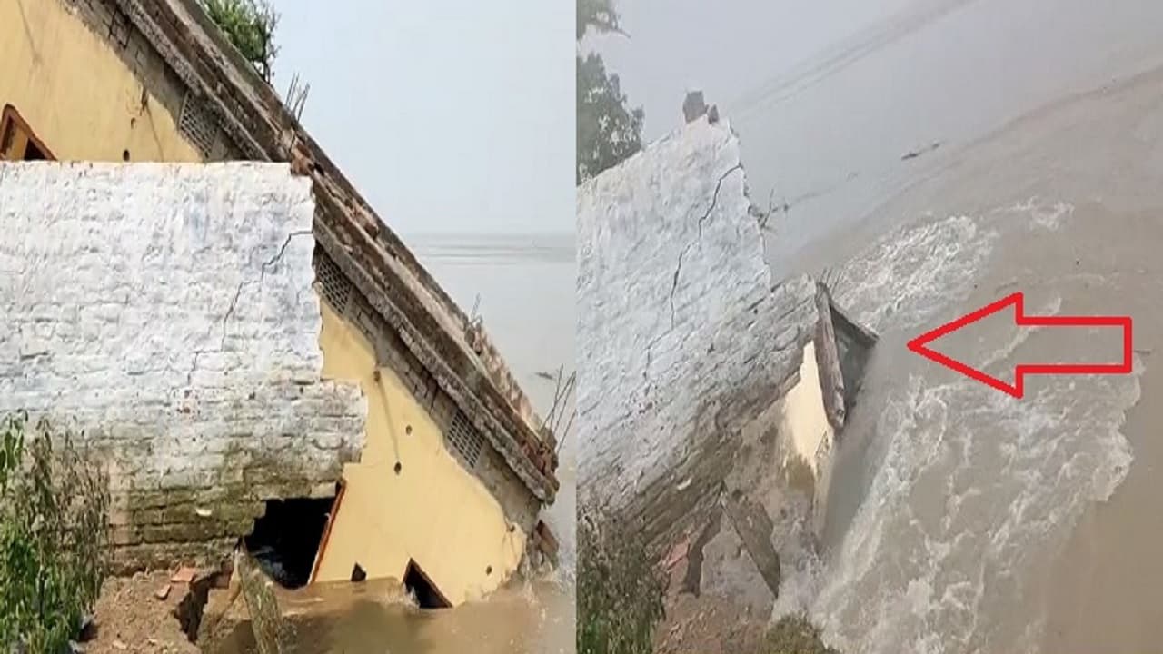 Bihar Flood: भागलपुर में बाढ़ से फिर हाहाकार,  कटाव की जद में कई गांव, गंगा में विलीन हो रहे घर-मकान