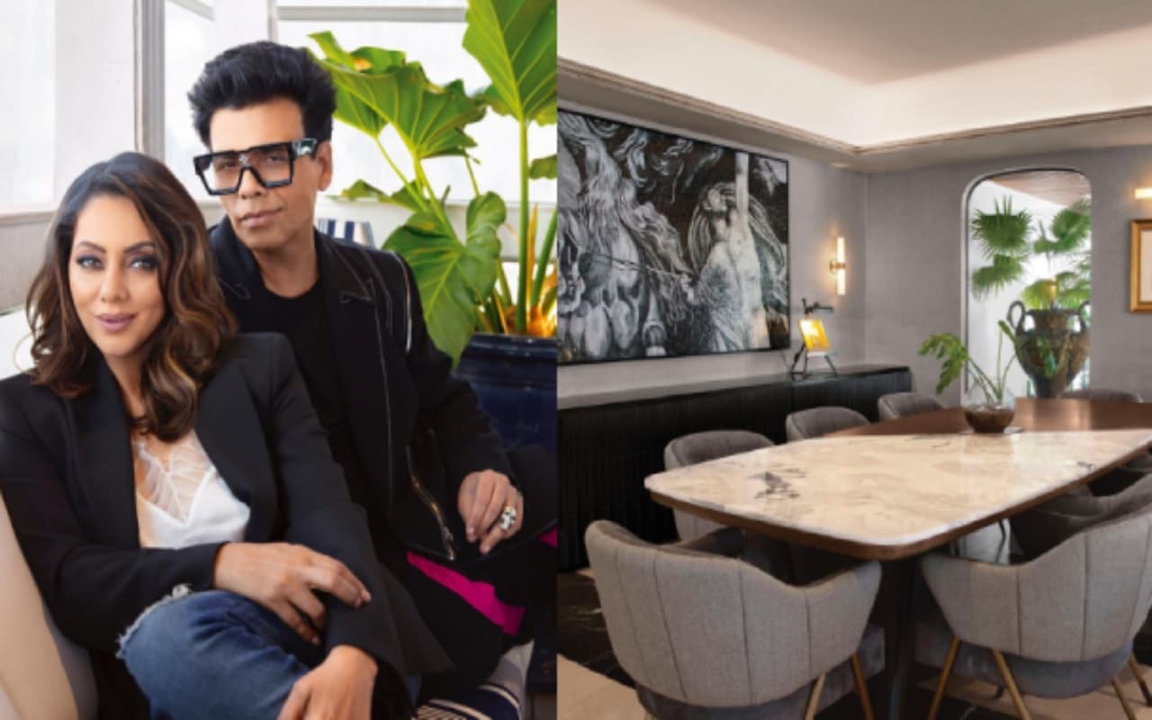 गौरी खान ने डिजाइन किया करण जौहर का घर, लिविंग एरिया से लेकर बेडरूम तक सजा दिया हर कोना... PHOTOS