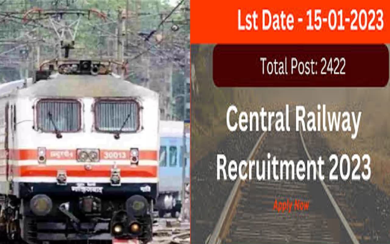 Central Railway Recruitment 2023: 2422 पदों पर आवेदन की आखिरी तारीख जल्द, यहां से करें अप्लाई- rrccr.com