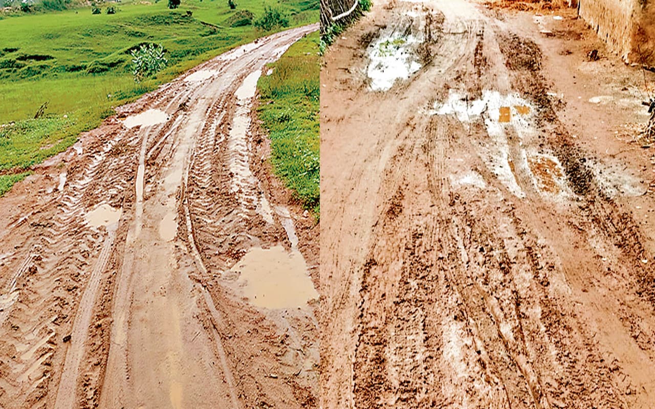 ...मुख्यमंत्री जी जरा इधर भी दीजिए ध्यान, गिरिडीह के इन ग्रामीण सड़कों का देखें हाल, लोग हैं परेशान