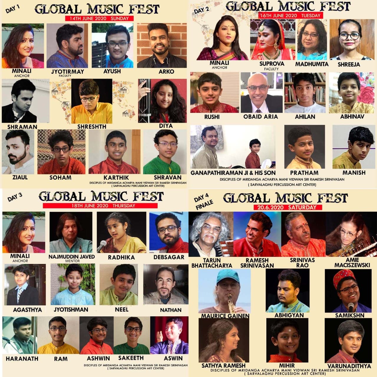 14 जून से ग्लोबल म्युजिक फेस्ट, ऑनलाइन मंच पर जुटेंगे विश्व भर के कलाकार