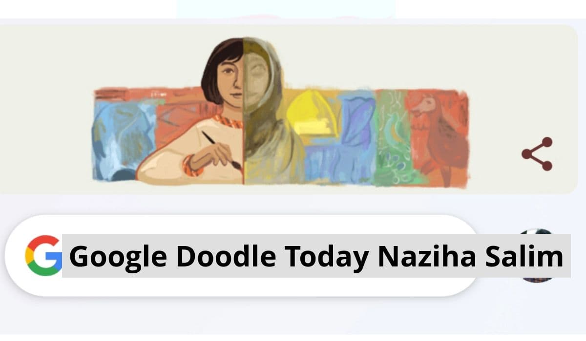 Google Doodle Today: कौन हैं Naziha Salim, जिन्हें गूगल ने आज डूडल बनाकर किया याद