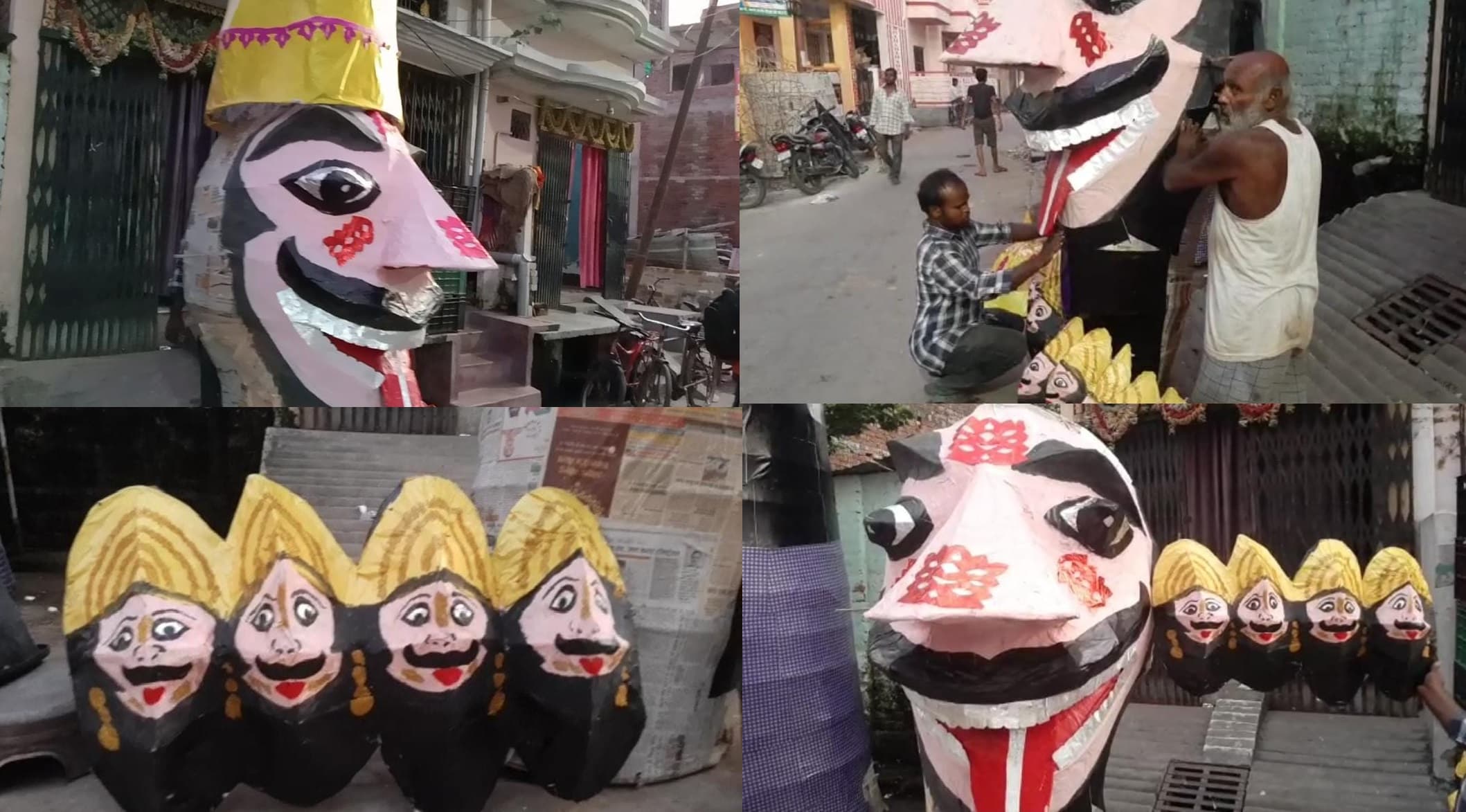 Dussehra: गोरखपुर में गंगा जमुनी तहजीब की अनोखी मिसाल, 65 साल से रावण का पुतला बना रहा मुस्लिम परिवार