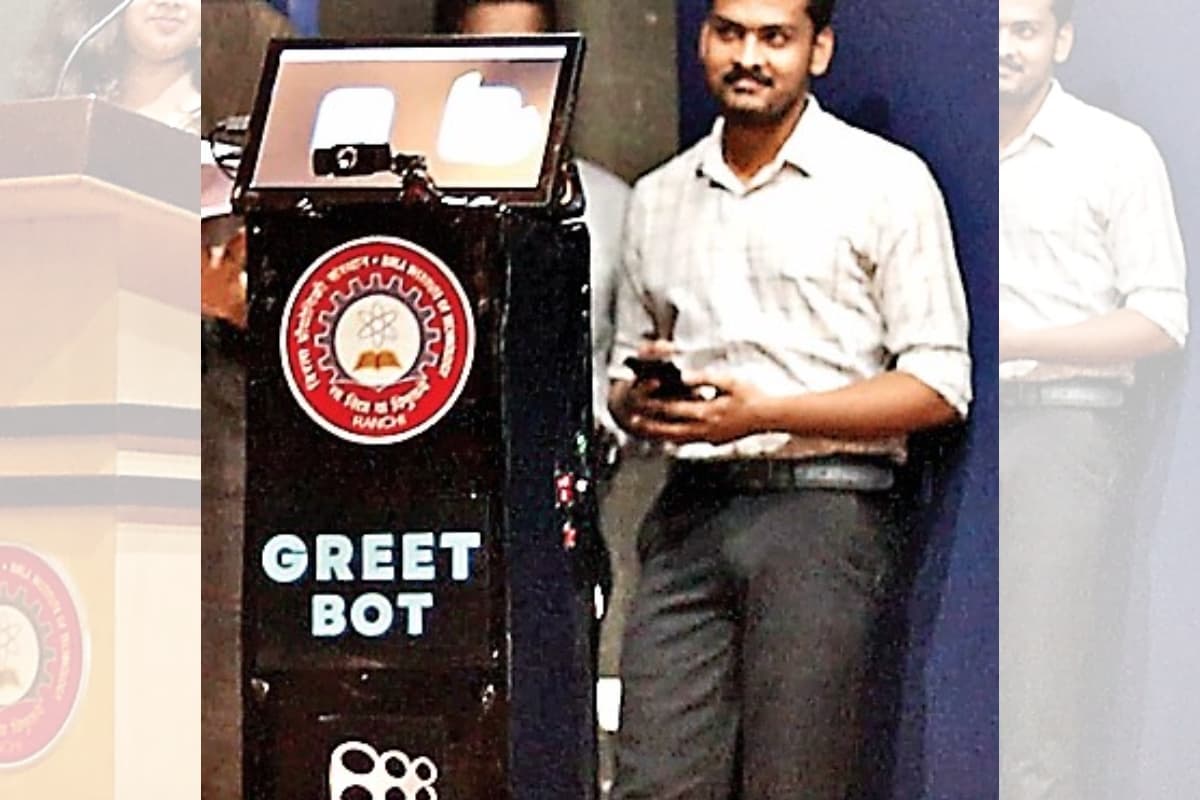 बीआईटीयंस का ग्रीट बॉट इंसान का चेहरा पहचान कर देगा अहम जानकारी