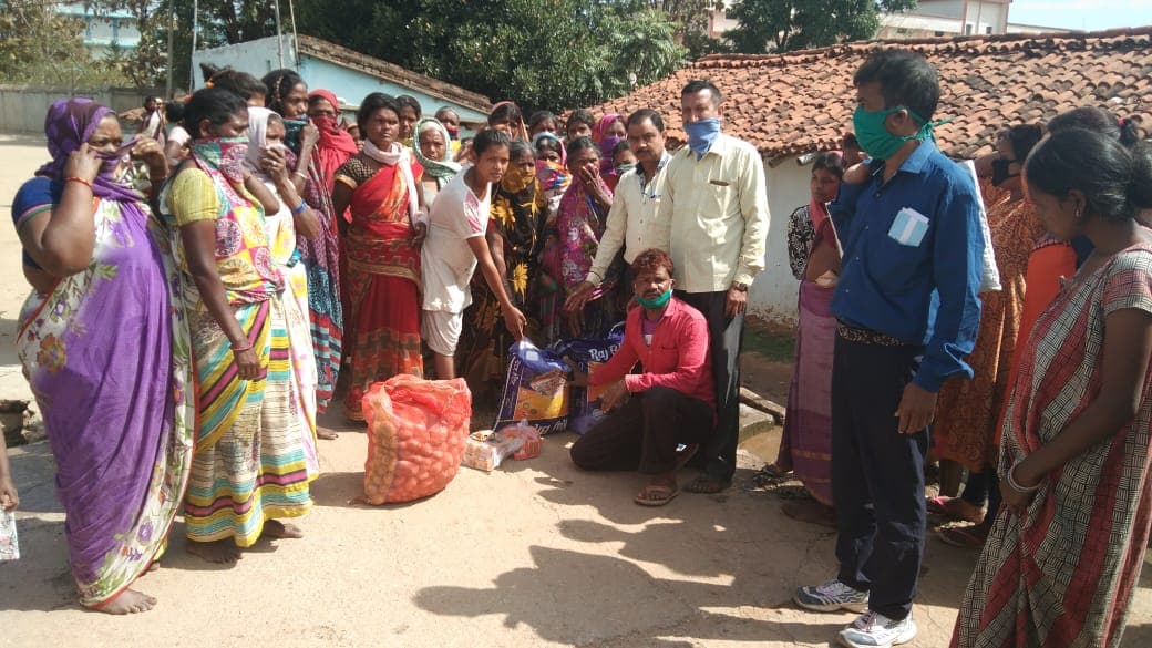 लॉकडाउन की वजह से अनाज की हो रही थी समस्या, प्रभात खबर की मदद से मिला राशन