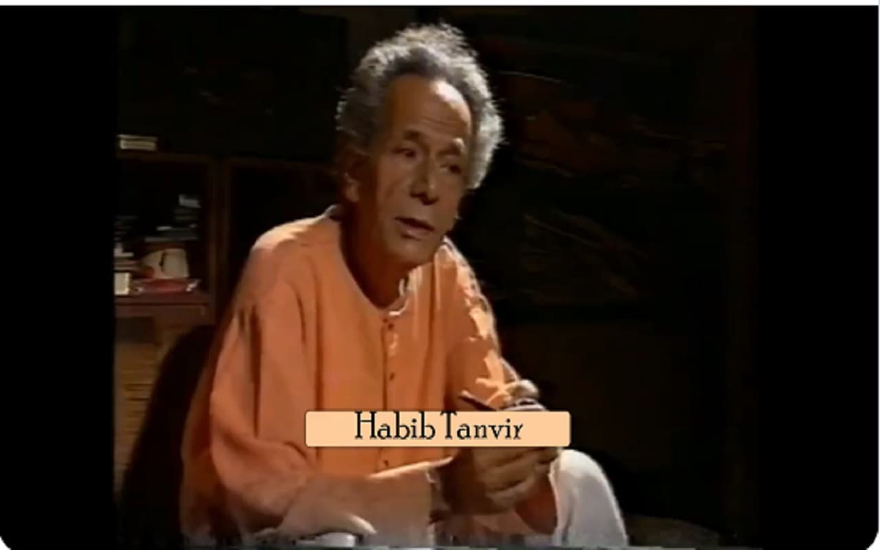 हबीब तनवीर का अंतिम इंटरव्यू, जिसमें उन्होंने कहा- वालिद की वसीयत पूरी करने का सुकून...