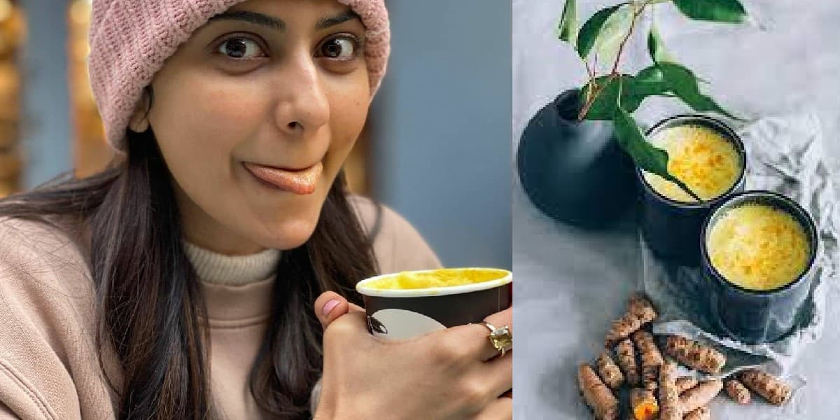 Turmeric Milk Benefits : सर्दियों में रकुलप्रीत का सीक्रेट है एनर्जी बूस्टर हल्दी वाला दूध