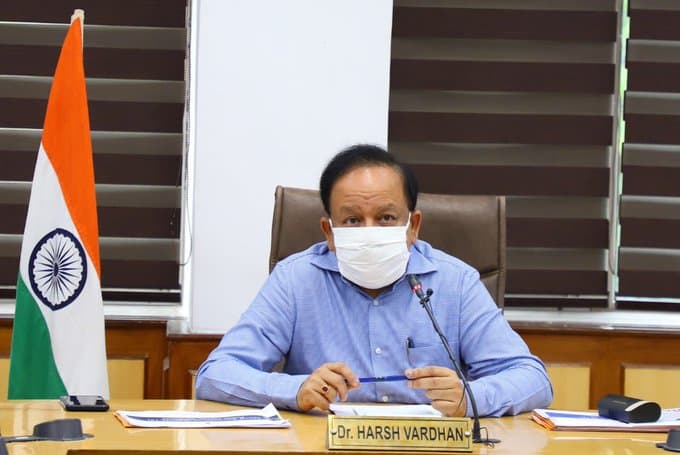 केंद्रीय स्वास्थ्य मंत्री हर्षवर्धन बोले -पिछले तीन दिन में कोविड-19 के मामले दोगुने होने के समय में सुधार, 13.9 दिन हुआ