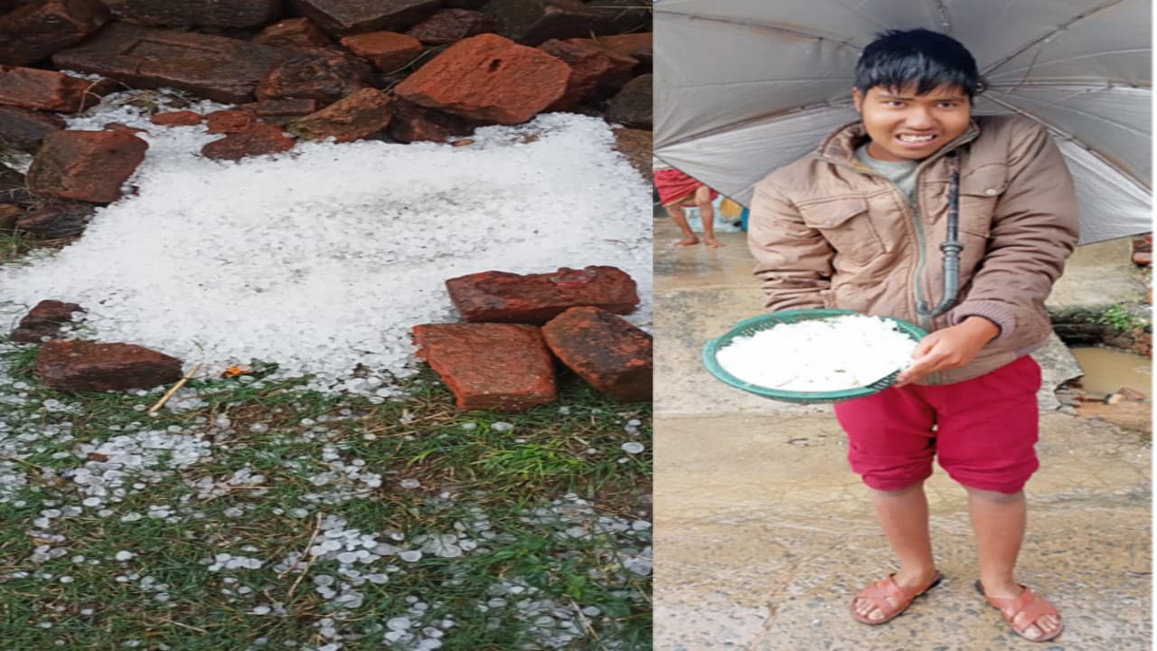 Jharkhand Weather News: बेमौसम बारिश और बर्फबारी से बड़कागांव के किसान हुए चिंतित, खेतों में भरा पानी