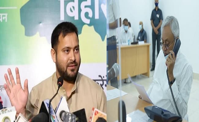 तेजस्वी ने फिर शराबबंदी पर साधा निशाना, कहा- नीतीश कुमार के आसपास के लोग हैं शामिल