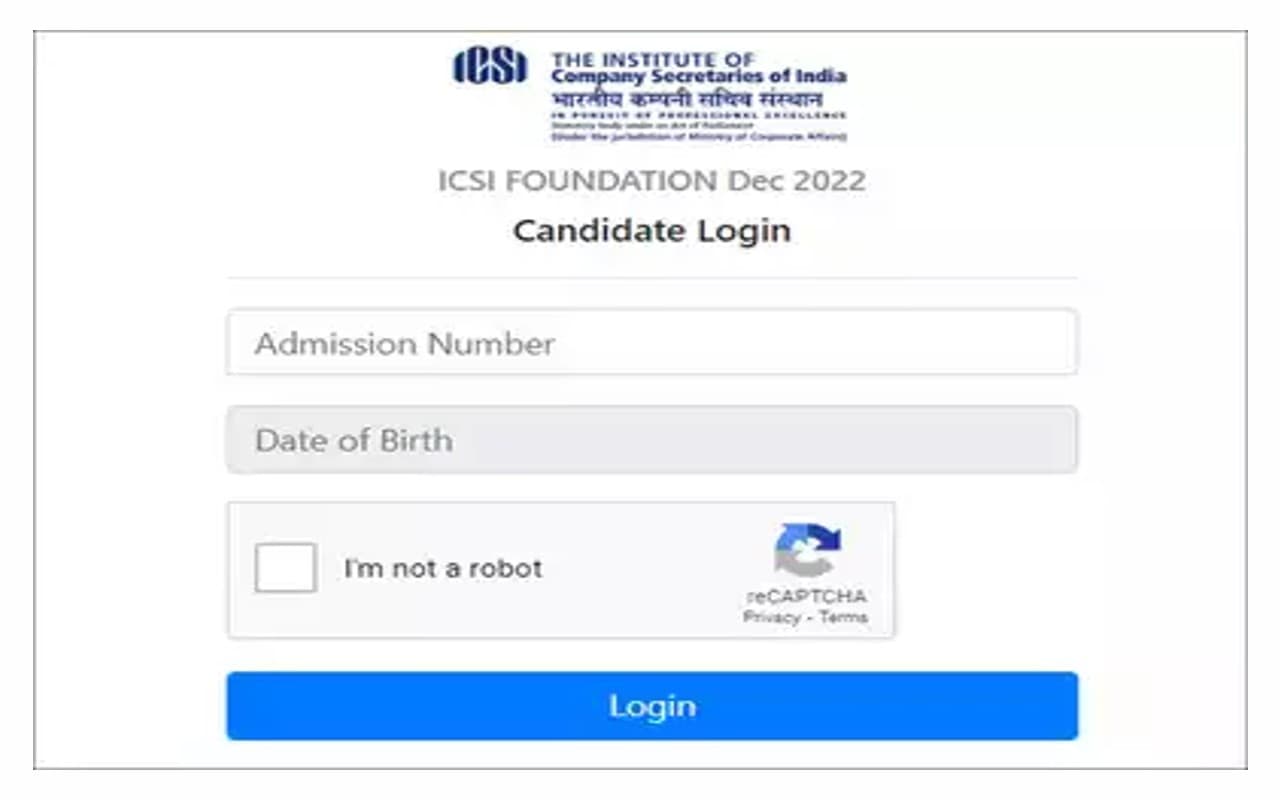 ICSI CS Foundation Admit Card 2022: ICSI ने जारी किया एडमिट कार्ड जारी, इस लिंक से सीधा करें डाउनलोड
