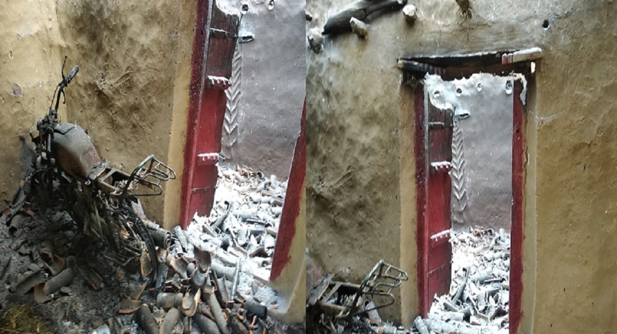 बिहार: गया के डुमरिया में नक्सलियों का तालिबानी तांडव, चार लोगों की फांसी लगाकर हत्या, बम से उड़ाया घर