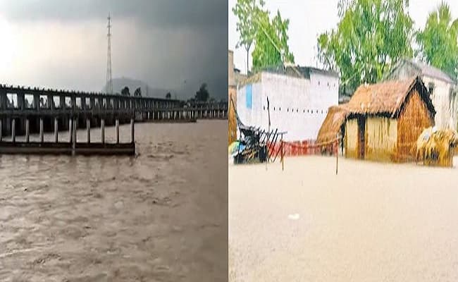 बराज से छोड़ा गया पानी, गोपालगंज में 
गंडक खतरे के निशान से ऊपर,  215 गांवों पर बाढ़ का खतरा
