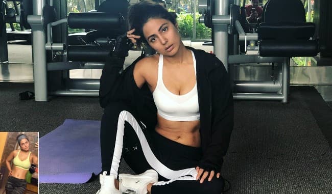 Naagin एक्ट्रेस Hina Khan की पोस्ट वर्कआउट फोटो आपको कर देंगे खुश, फैंस को फिटनेस गोल्स दे रहीं हैं एक्ट्रेस