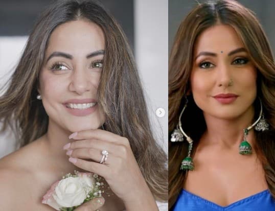 Is Hina Khan Engaged: हिना के रिंग फिंगर पर दिखी हीरे की अंगूठी, फैंस पूछे सगाई हो गई क्या