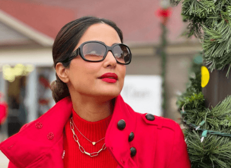 Hina Khan Photos: हिना खान ने रेड आउटफिट में बढ़ाया इंटरनेट का पारा, 2022 का किया खास तरीके से स्वागत