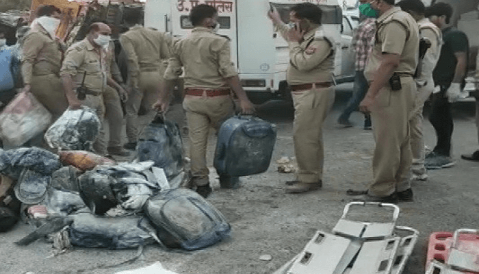 यूपी में 24 मजदूरों की सड़क हादसे में मौत, मृतकों में सबसे ज्यादा  झारखंड के, बिहार और बंगाल के मजदूरो की भी गयी जान