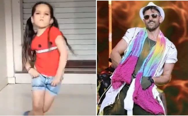 VIDEO: ‘जय जय शिवशंकर’ गाने पर इस बच्ची ने किया धांसू डांस, इंप्रेस ऋतिक रोशन ने कही ये बात
