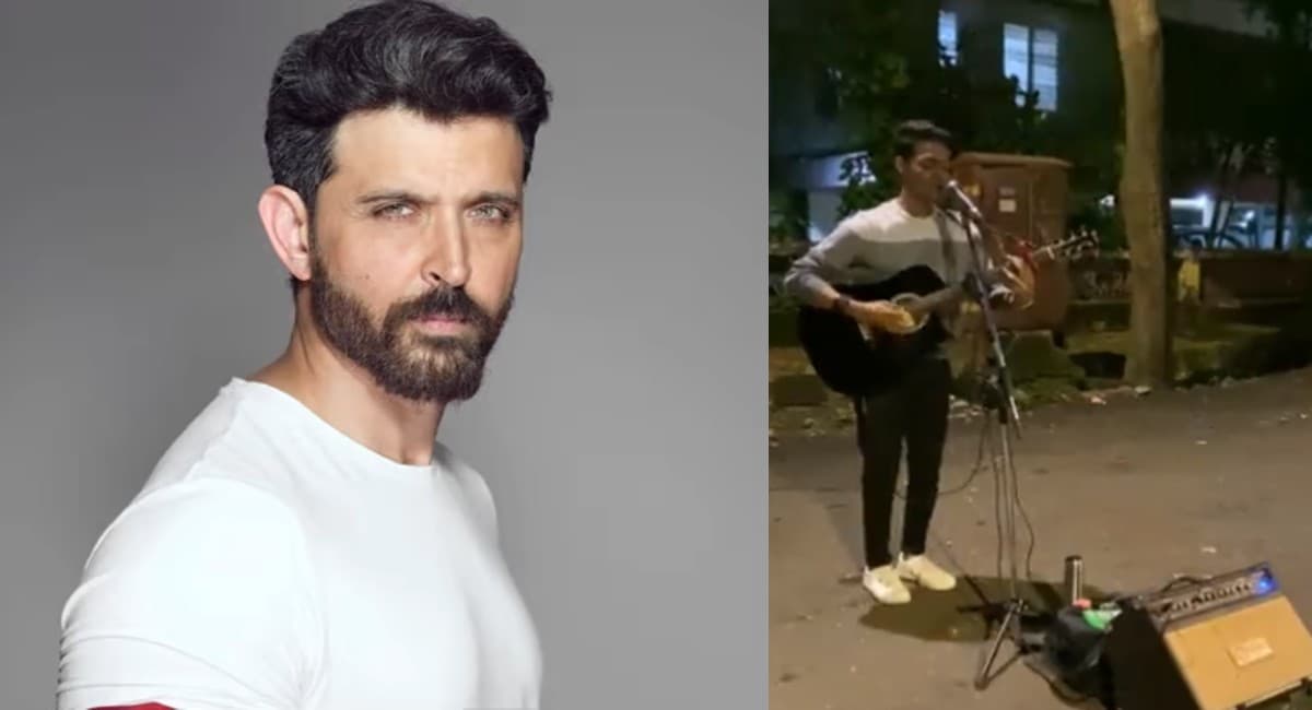 'जब कोई बात बिगड़ जाए' गाने वाले स्ट्रीट परफॉर्मर का Video Viral, Hrithik Roshan ने की प्रशंसा