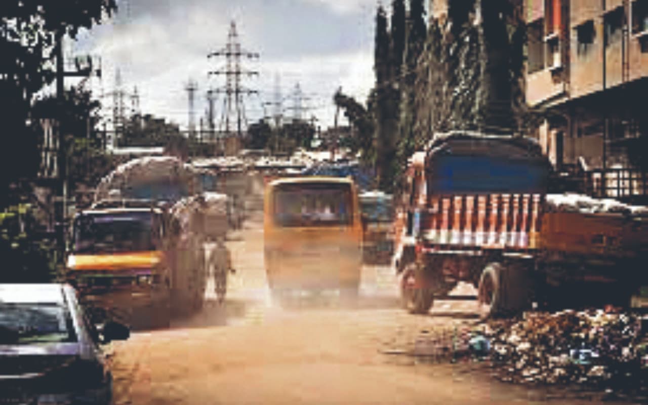 रांची : निर्माण कार्यों की वजह से बढ़ता प्रदुषण, वायु गुणवत्ता हो रही है खराब