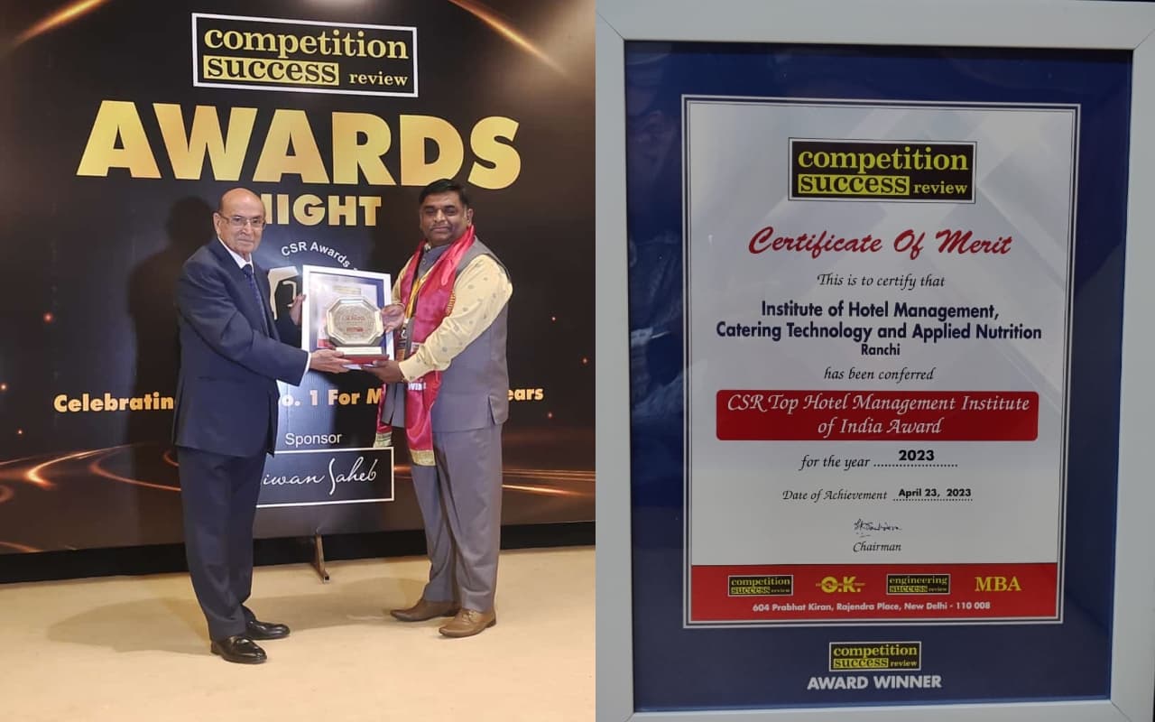 IHM Ranchi सीएसआर अवार्ड फॉर एक्सीलेंस 2023 से सम्मानित