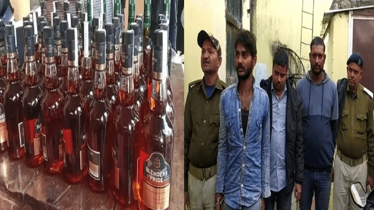 झारखंड से पटना पहुंची बस में बना था गुप्त तहखाना, तलाशी के दौरान शराब की बोतल भरे 14 कार्टन बरामद