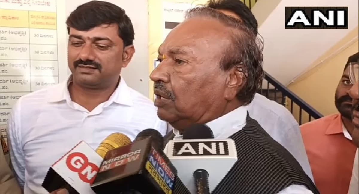 कर्नाटक के मंत्री ईश्वरप्पा पर FIR, ठेकों में 40 फीसदी कमीशन का आरोप लगा कॉन्ट्रैक्टर ने की थी खुदकुशी