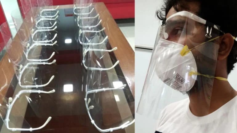 Fight Against Corona: IIT ने डॉक्टर्स के लिए बनायी 3D फेस शील्ड