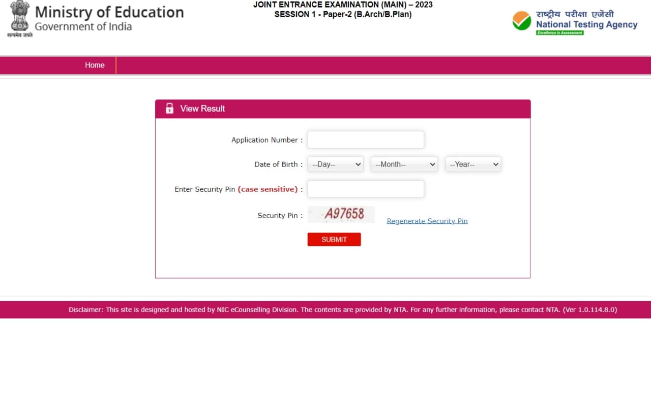 JEE Mains 2023 सेशन 1 पेपर 2 के नतीजे घोषित, ऐसे करें चेक