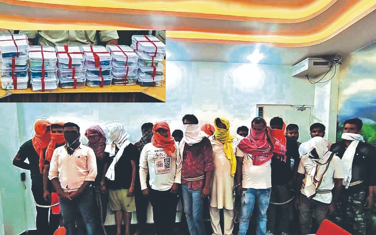 जमशेदपुर : खाकी वर्दी पर बड़ा दाग, जुआ अड्डे से मिले 8 लाख, छह दारोगा 6.59 लाख पचा गये