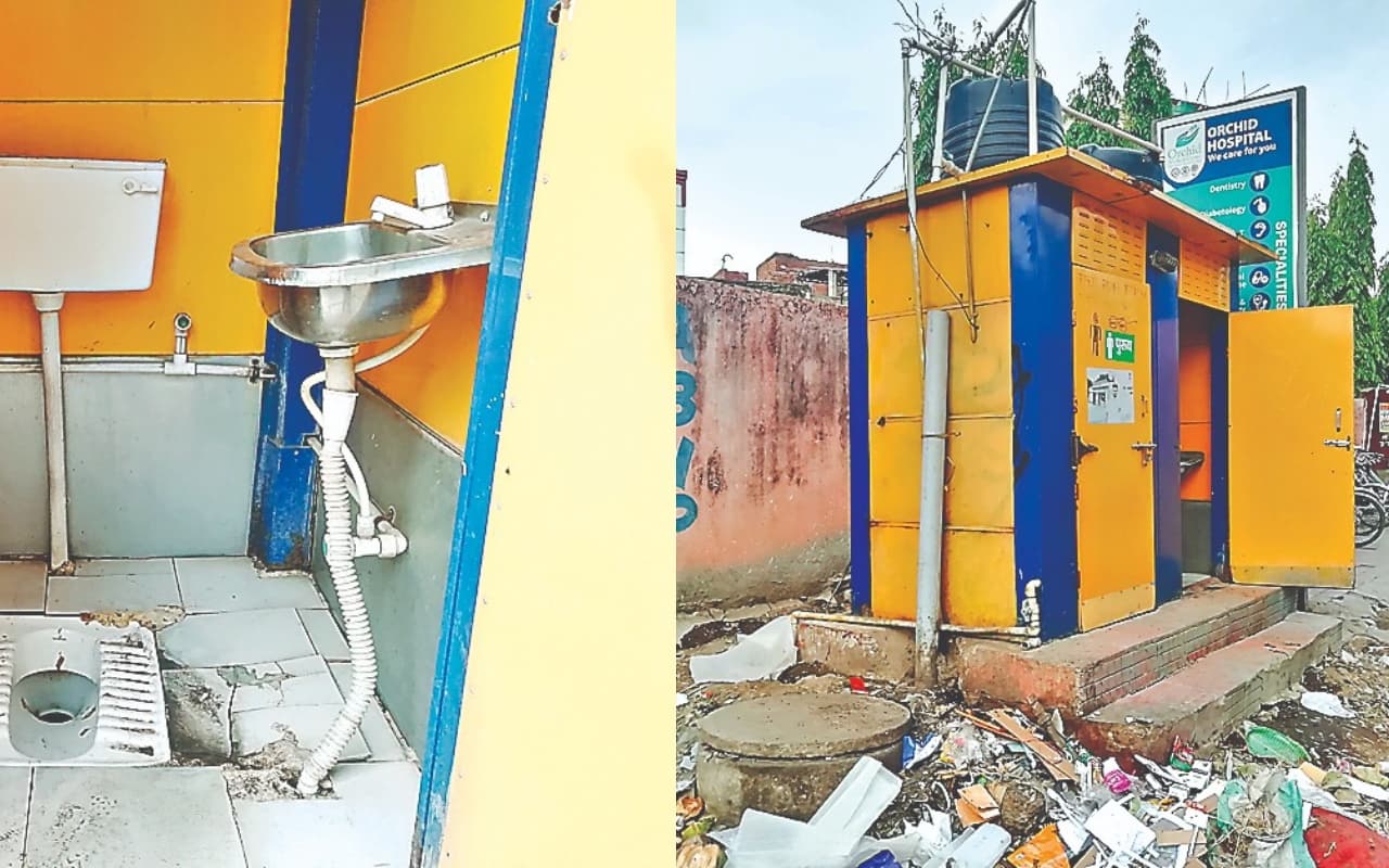 न पानी न सफाई, शो-पीस बने रांची के मॉड्यूलर टॉयलेट, निगम ने कहा- लोग जागरूक नहीं