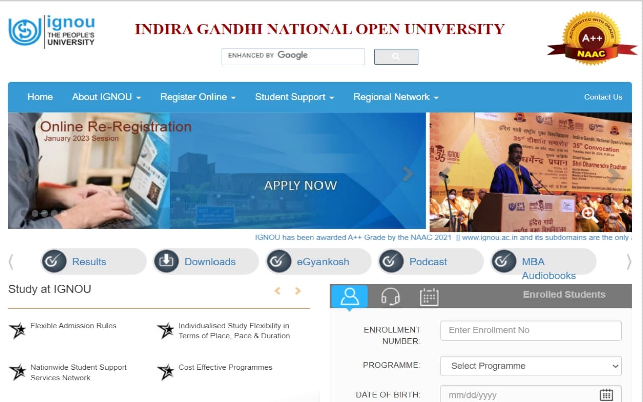 IGNOU January Session 2023: फ्रेश एडमिशन और री-रजिस्ट्रेशन की बढ़ी तारीख, अब इस डेट तक भरें फार्म