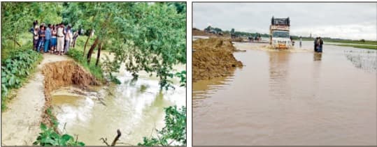 बागमती खतरे के निशान से ऊपर, बढ़ी परेशानी