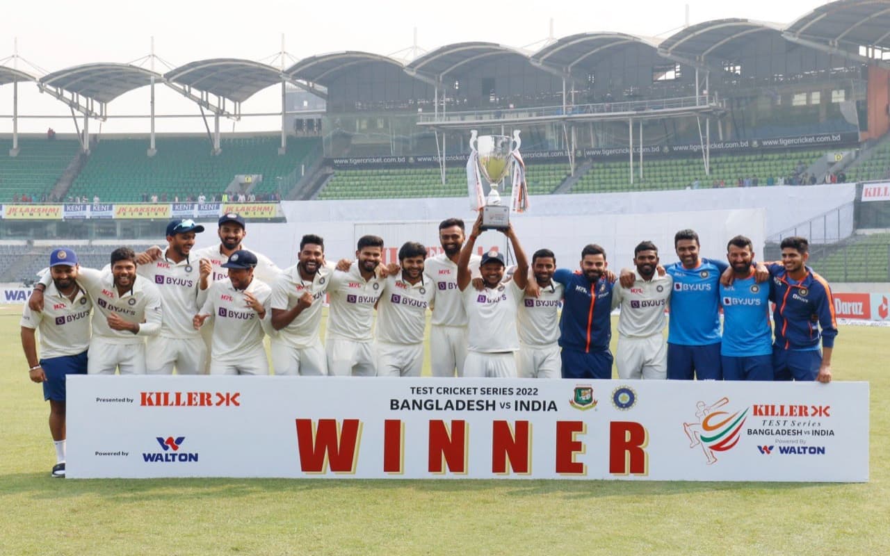 IND vs BAN Test: अश्विन और अय्यर ने भारत को दिलायी रोमांचक जीत, सीरीज पर 2-0 से किया कब्जा, देखें PHOTOS