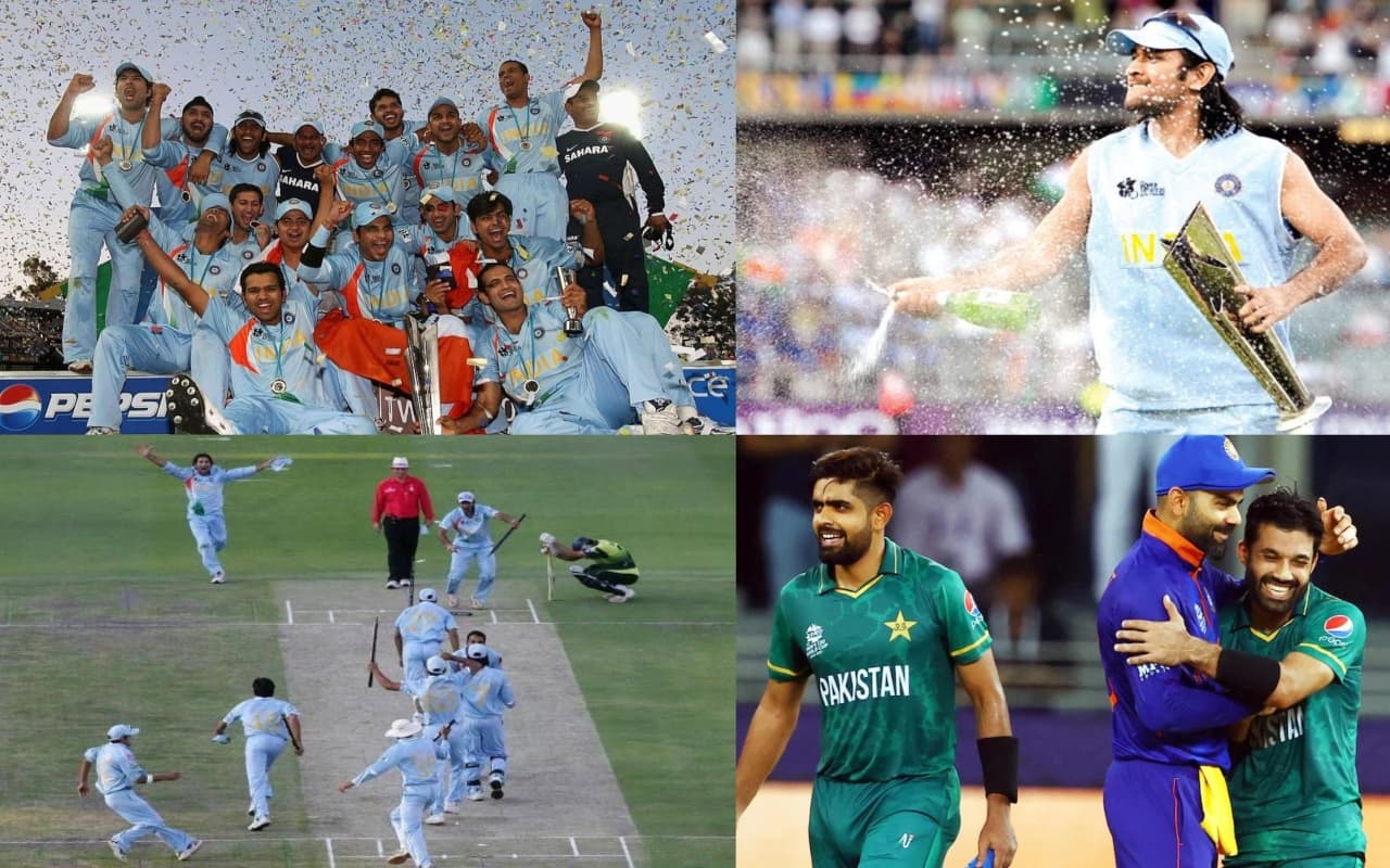 IND vs PAK: टी20 वर्ल्ड कप में 6 बार हो चुका है भारत-पाक मुकाबला, देखें टीम इंडिया का शानदार रिकॉर्ड्स