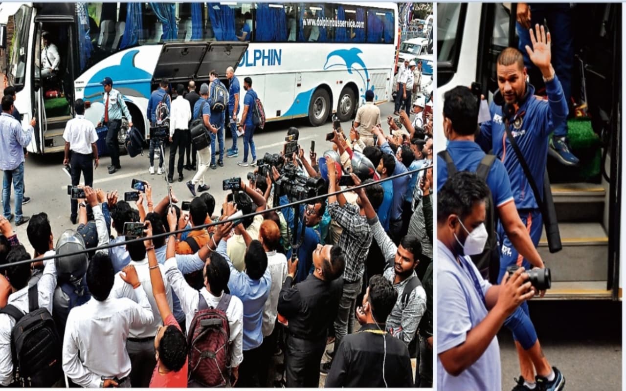 IND vs SA: धोनी के शहर में क्रिकेट फीवर फिर हाई, टीम इंडिया को देखने पहुंची भारी भीड़, देखें तस्वीरें