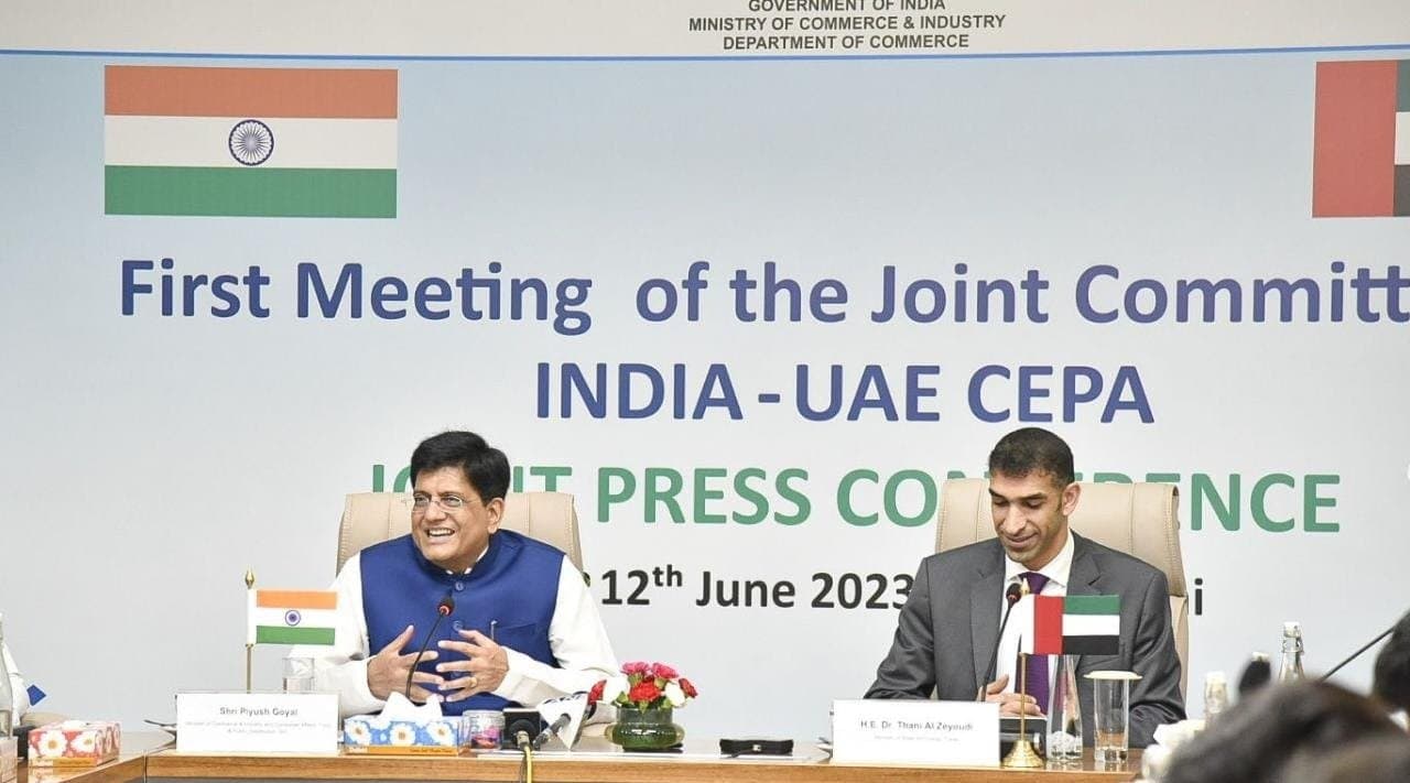 India UAE: रुपये-दिरहम में व्यापार के लिए बातचीत जारी, बोले पीयूष गोयल- अच्छे नतीजों की कर सकते हैं उम्मीद