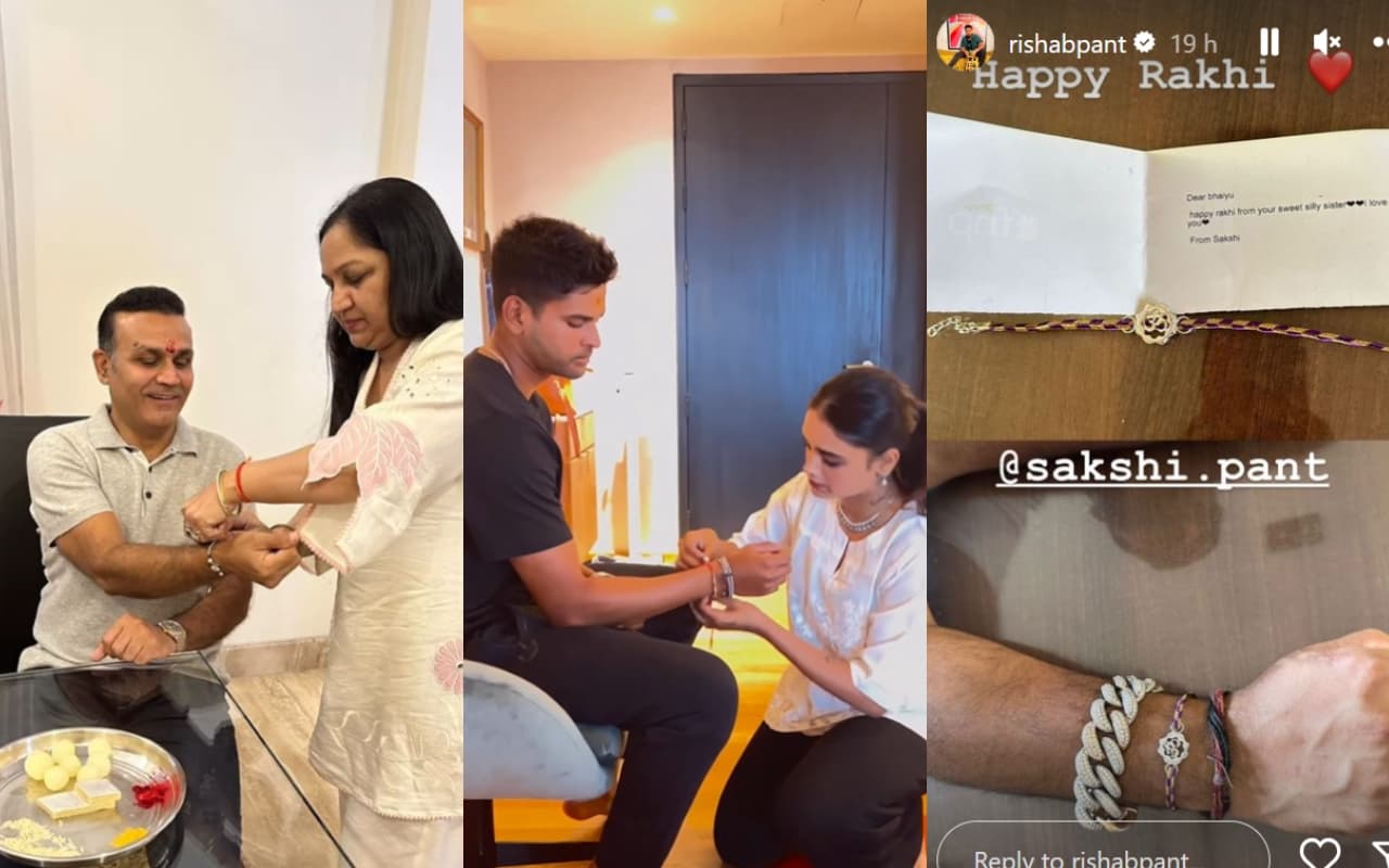 Cricketers Raksha Bandhan 2023: भारतीय क्रिकेटरों ने मनाया राखी का त्योहार, देखें तस्वीरें