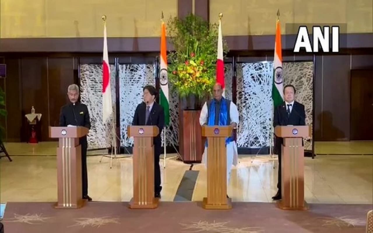 टोक्यो में भारत-जापान ने 2+2 मंत्रिस्तरीय बैठक में हिंद-प्रशांत और यूक्रेन के मुद्दे पर की चर्चा