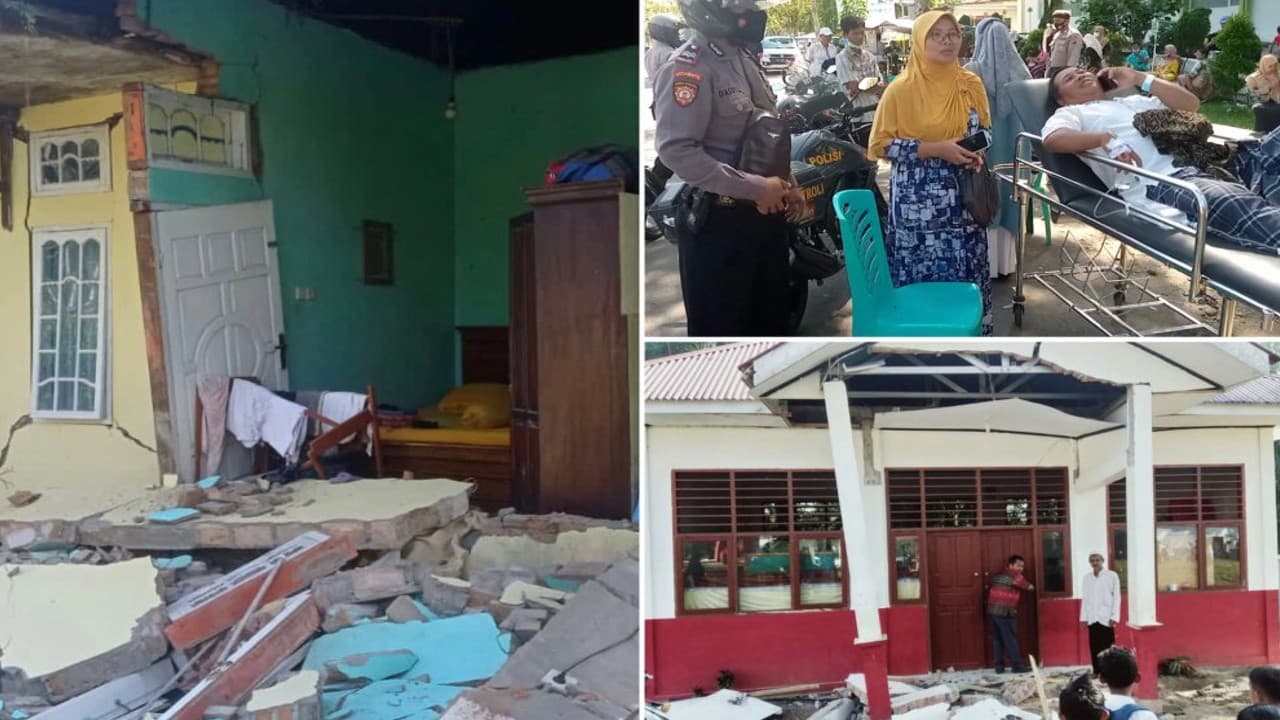 Indonesia Earthquake: इंडोनेशिया में 6.2 तीव्रता के भूकंप से 10 लोगों की मौत, 1300 मकान ढहे