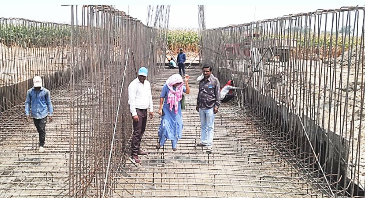Flood: बाढ़ को लेकर तटबंधों का निर्माण कार्य जोरो पर, मानसून पूर्व पूरा होगा कटाव निरोधक कार्य