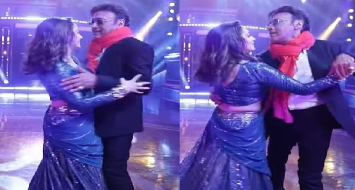Madhuri Dixit -जैकी श्रॉफ ने सुन बेलिया गाने पर किया जबरदस्त डांस,रोमांटिक केमेस्ट्री देख फैंस हुए क्रेजी