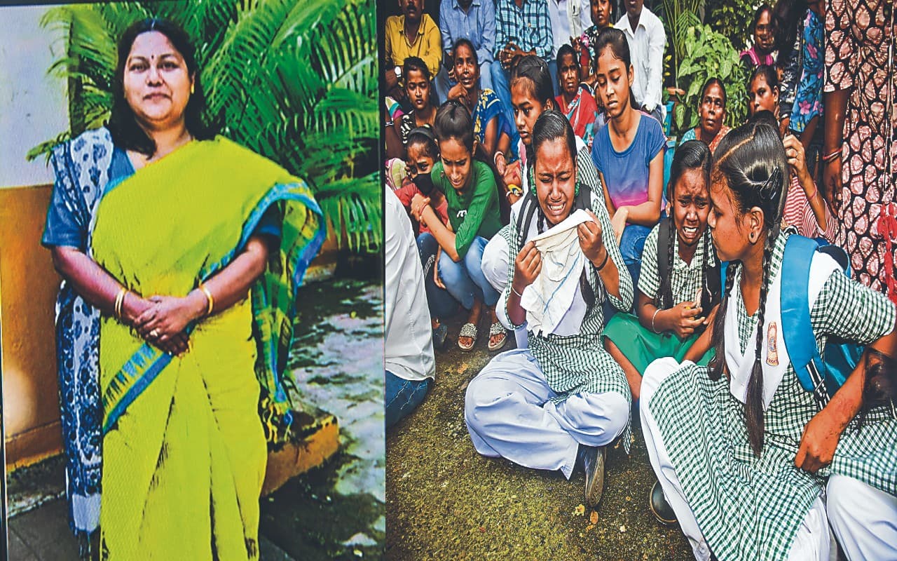 जमशेदपुर के साकची में छात्रा के कपड़े उतरवाने की आरोपी शिक्षिका को जेल, परिजनों का हंगामा