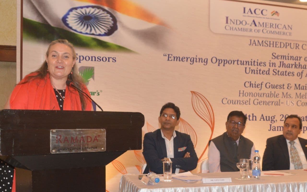 जमशेदपुर में बोलीं अमेरिकी कांसुलेट मेलिंडा पावेक, भारत-अमेरिका संबंधों को मजबूत बनाने पर मिलकर करेंगे काम