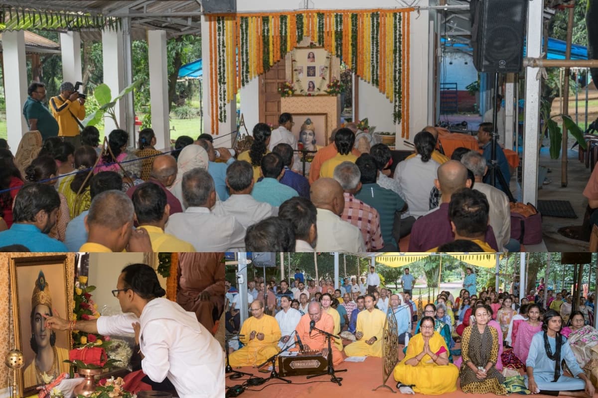 रांची के योगदा आश्रम में हर्षोल्लास के साथ मनी जन्माष्टमी, सामूहिक ध्यान के बाद भक्ति की गंगा में लगायी डुबकी