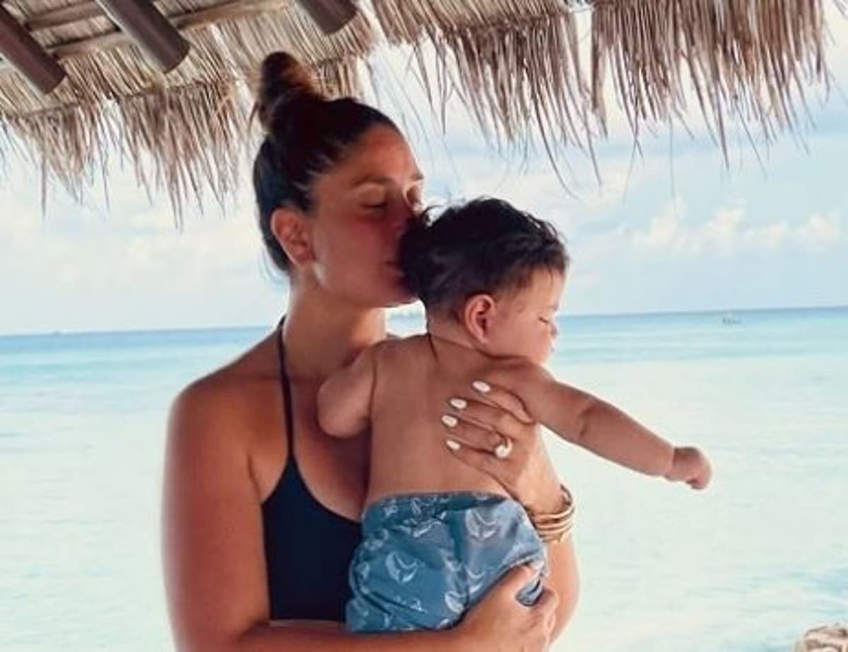 करीना कपूर को समंदर किनारे आई तैमूर और जेह की याद, पूछा कहां है मेरा बेबी?