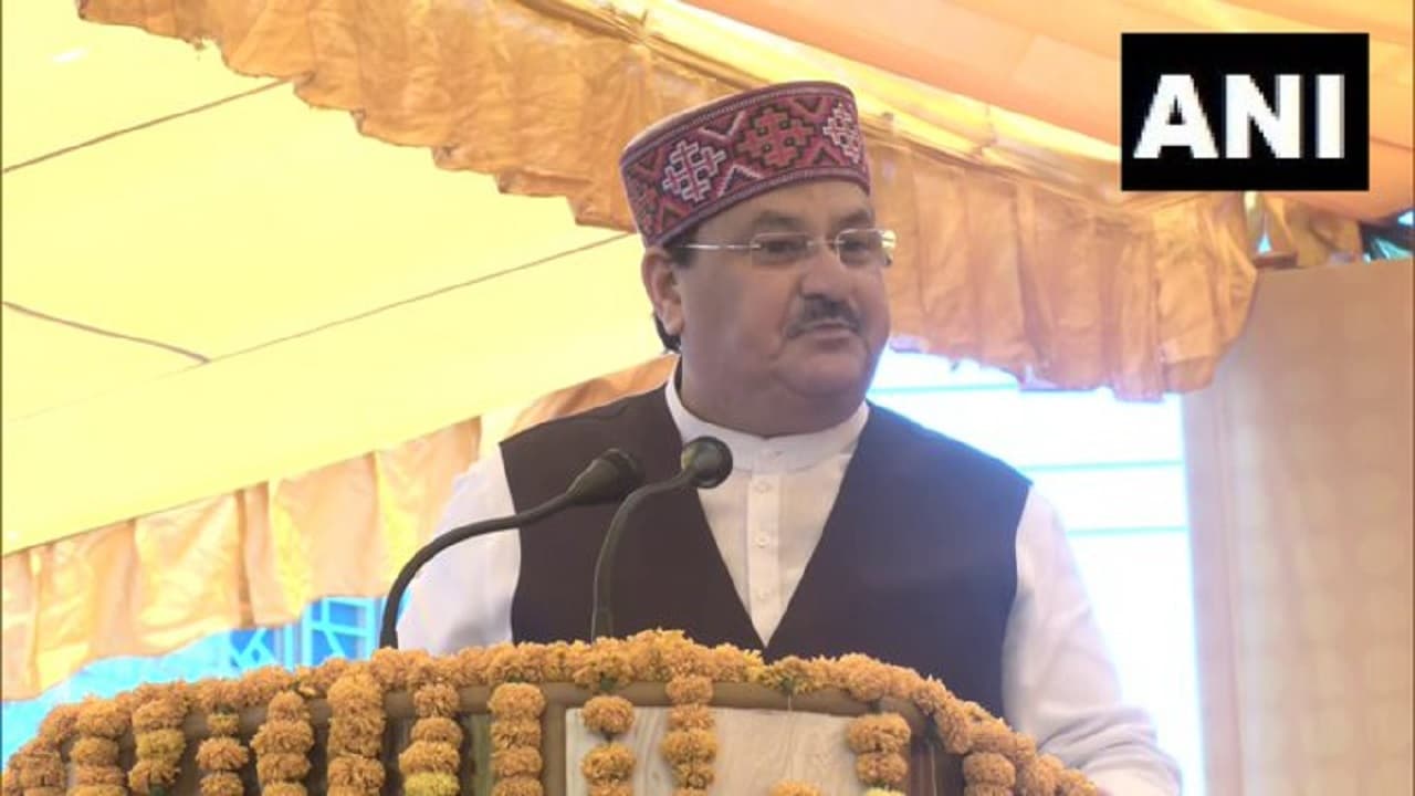 JP Nadda Rally: कांगड़ा में बोले बीजेपी अध्यक्ष जेपी नड्डा, कांग्रेस ने छीना हिमाचल का हक