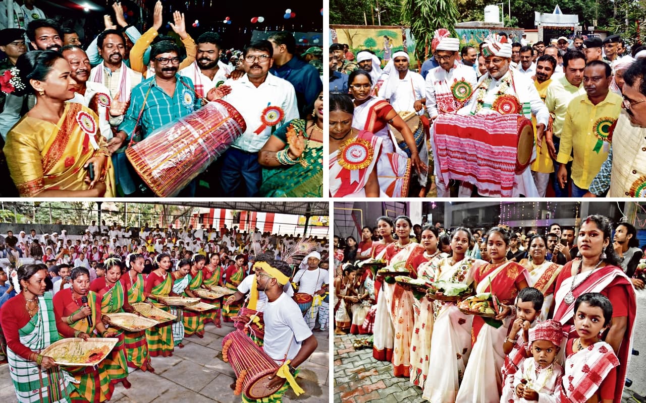 PHOTOS: रांची में धूमधाम के साथ मनाया गया प्रकृति पर्व करमा पूजा, मांदर लेकर झूमे मुख्यमंत्री और राज्यपाल