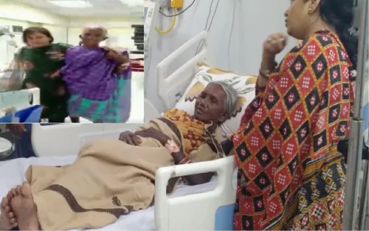 बीमार पद्म श्री विजेता कमला पुजारी को इस तरह ICU में सामाजिक कार्यकर्ता ने जबरन नचाया, VIDEO VIRAL