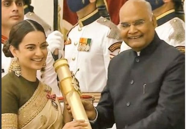 पद्मश्री से सम्मानित हुईं कंगना रनौत, इन कलाकारों को भी मिला देश का चौथा सर्वोच्च नागरिक सम्मान, PHOTOS